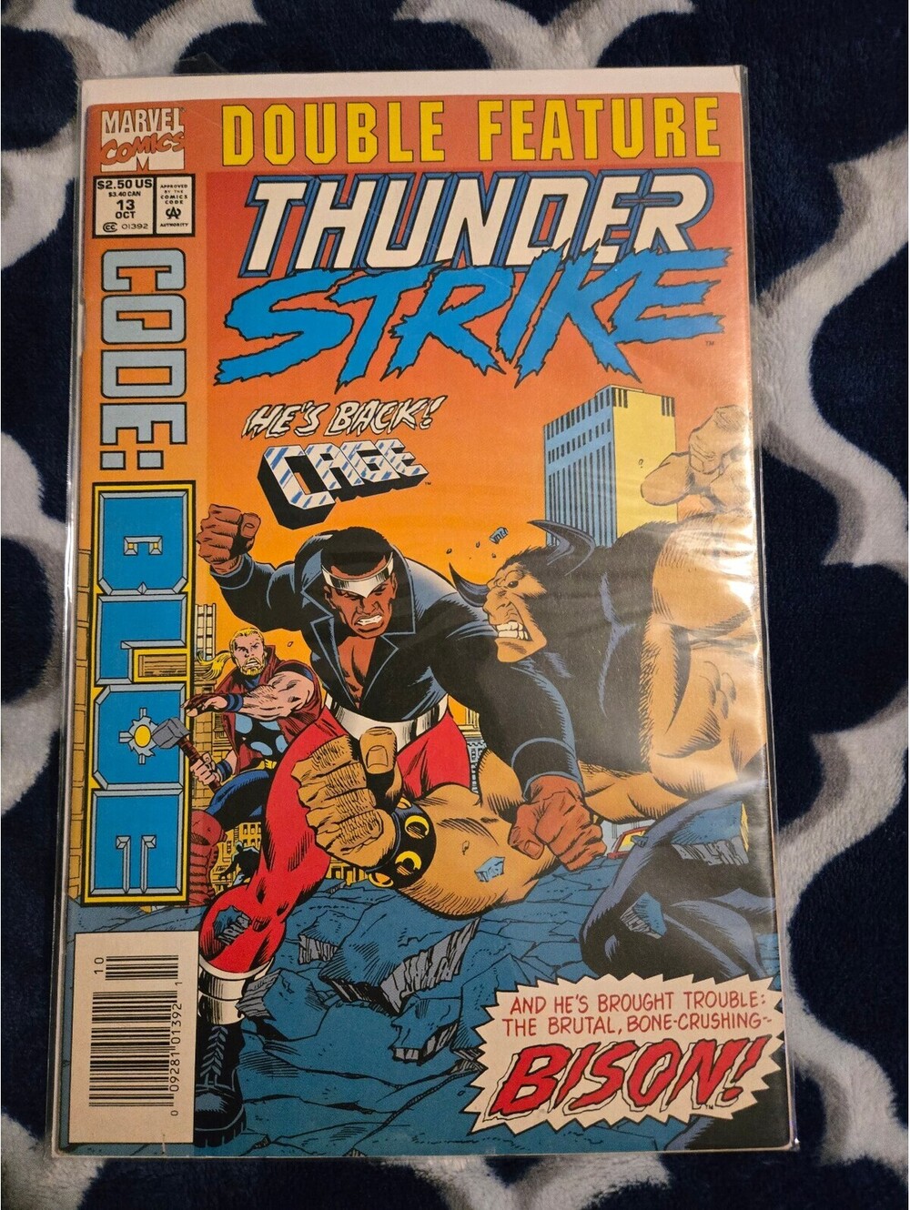 Marvel Comics Thunderstrike Double Feature Comic Book Issue #13 Vintage 1990s